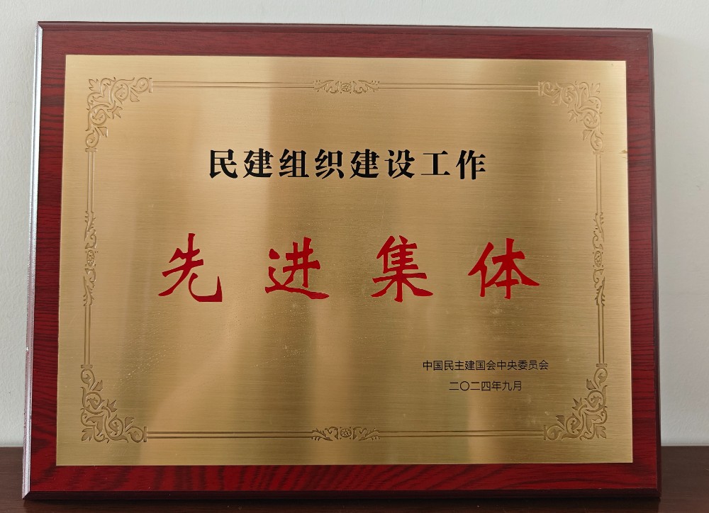 民建安慶市委會榮獲民建中央“民建組織建設(shè)工作先進(jìn)集體”稱號